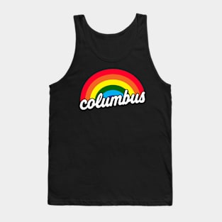 Columbus Pride Rainbow Flag Tank Top